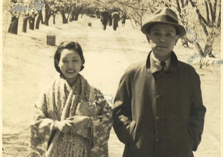 創業期の川越政市と喜代子